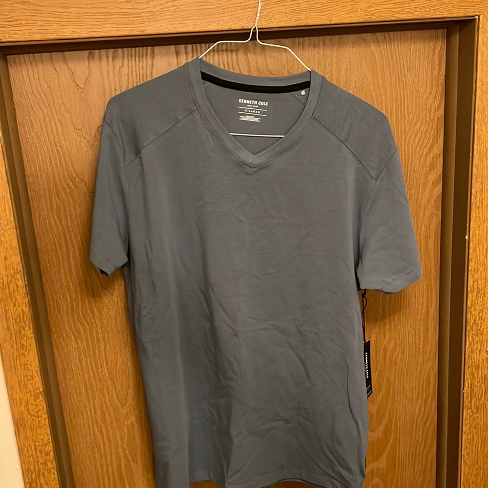Kenneth cole mobility knit shirt 2 way stretch confortable performance slim fit
